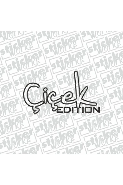 Çiçek Edition Sticker - Resim 4