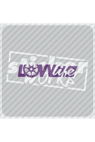 Ön Cam Low Life Sticker