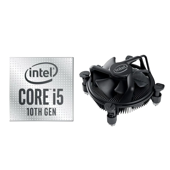 Intel Core i5-10400F 2,9 GHz 4,3 12MB LGA1200P (Tray) Kutusuz Fanlı İşlemci