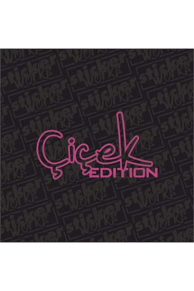 Çiçek Edition Sticker