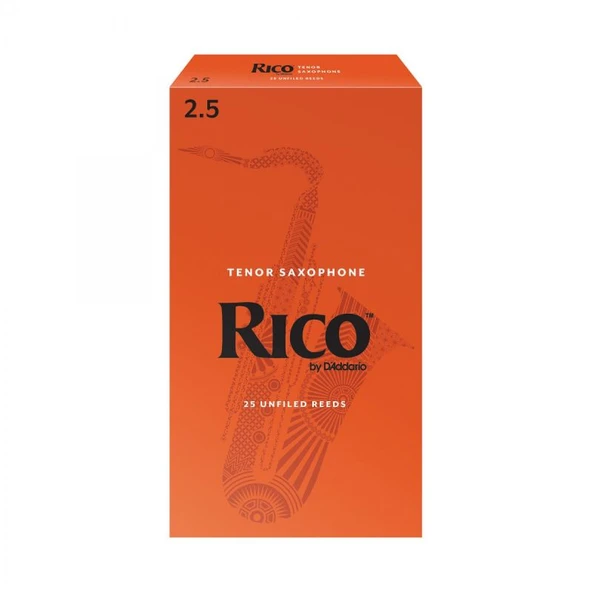 D\'Addario Woodwinds Rico RKA2525 Tenor Saksafon Kamışı (25 li) No:2,5 - Resim 2
