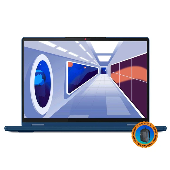 Lenovo Yoga 6 83B2009NTX002 Ryzen5 7530U 8GB 512SSD 13.3" WUXGA Touch W11P Dizüstü Bilgisayar-CNT003 - 2