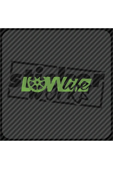 Ön Cam Low Life Sticker - 8