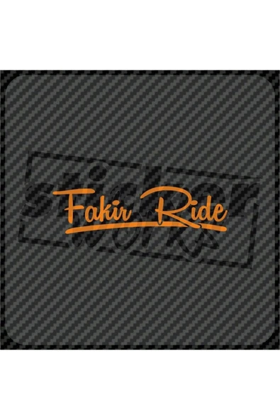 Fakir Ride Sticker