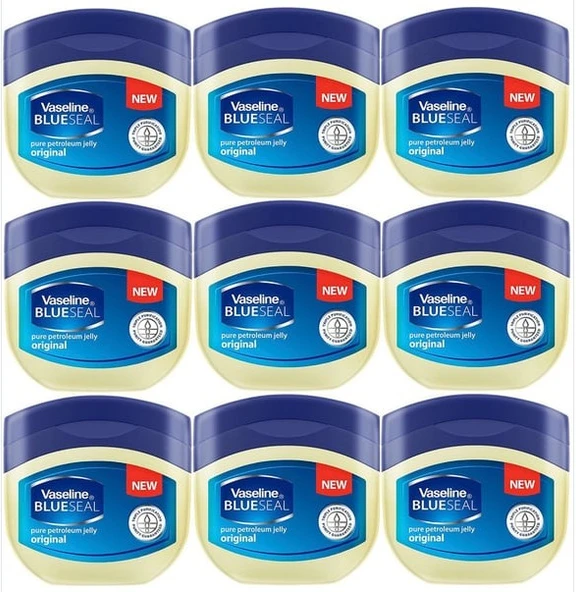 Vaseline Nemlendirici Jel Krem (Vazelin) 100ML Orijinal (9 Lu Set)