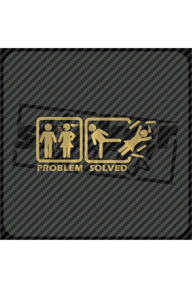 Problem Solved Sticker - Resim 4