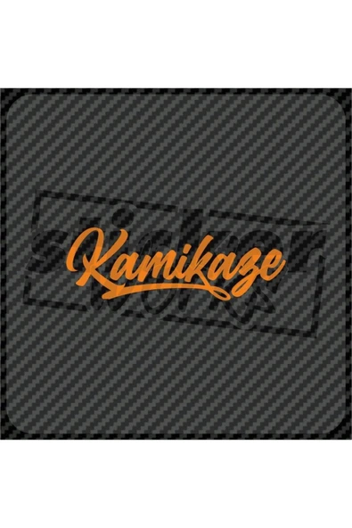 Ön Cam Kamikaze Sticker - Resim 7