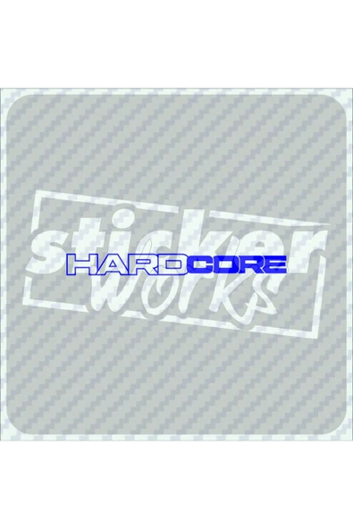 Hard Core Sticker - Resim 4