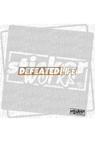 Defeated Life Hologram Sticker - 7