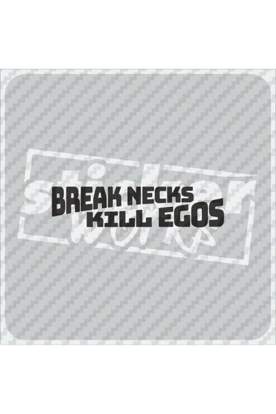 Break Necks Hologram Sticker - 4