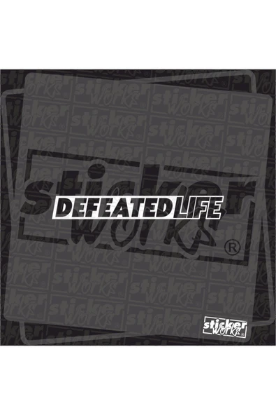 Defeated Life Hologram Sticker - 10