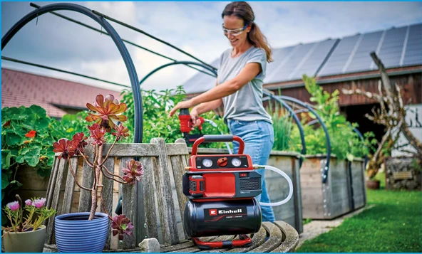 Einhell TE-AC 18/75 li OF solo Akülü Kompresör - 6