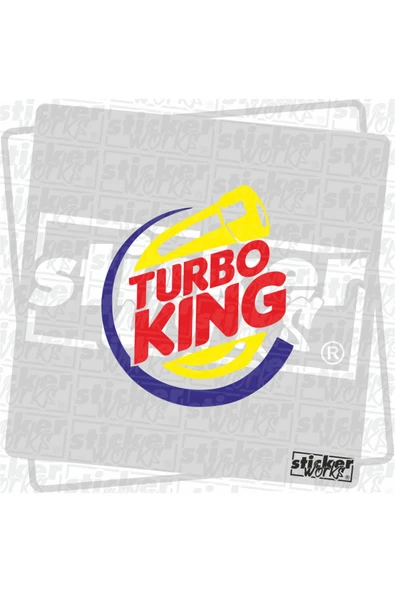 Turbo King Sticker