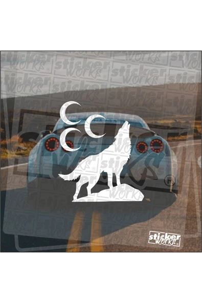 Üç Hilal Kurt Sticker