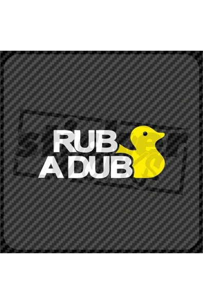 Rub A Dub Sticker ürün görseli 1
