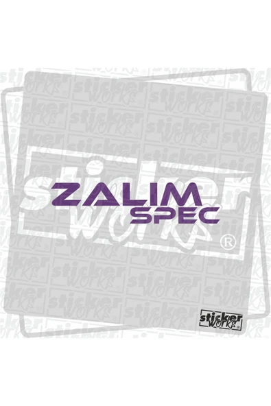 Zalım Spec Sticker - 7
