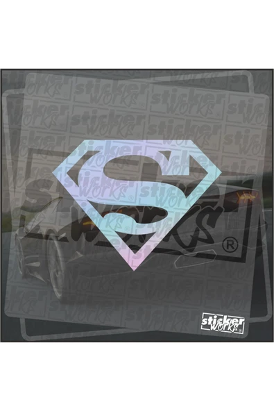Superman Sticker - Resim 7