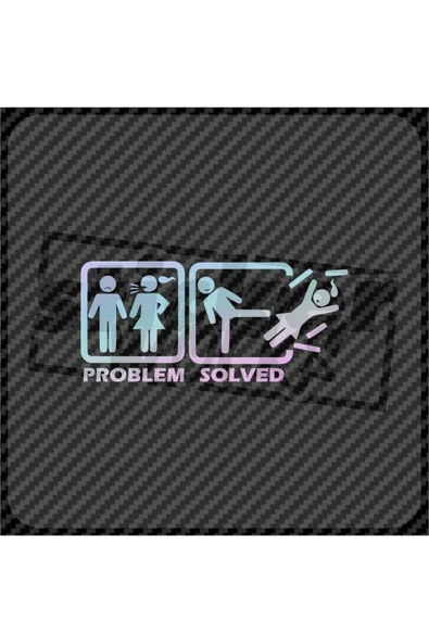 Problem Solved Sticker ürün görseli 1