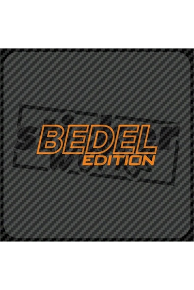 Bedel Edition Sticker - Resim 3