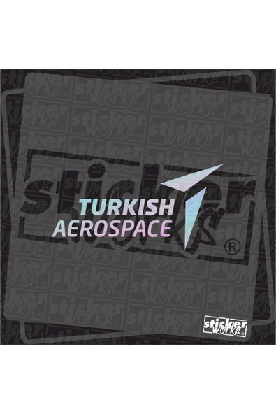 Turkish Aerospace Hologram Sticker ürün görseli 1