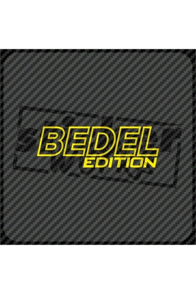 Bedel Edition Sticker - Resim 2