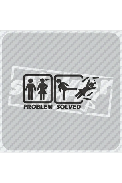Problem Solved Sticker - Resim 10
