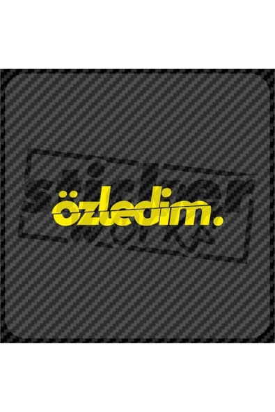 Özledim Sticker - 7