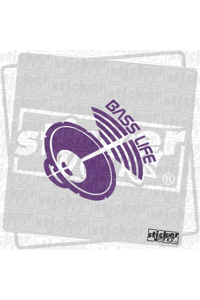 Bass Life Sticker - Resim 7