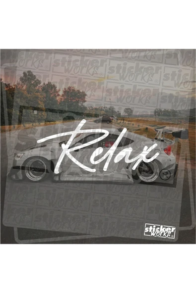 Relax Sticker