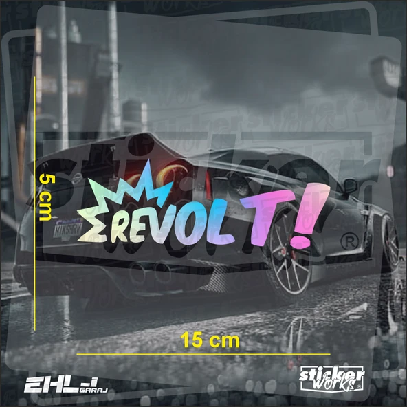 Revolt Sticker - Resim 2