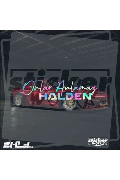 Onlar Anlamaz Halden Sticker - Beyaz - Resim 4