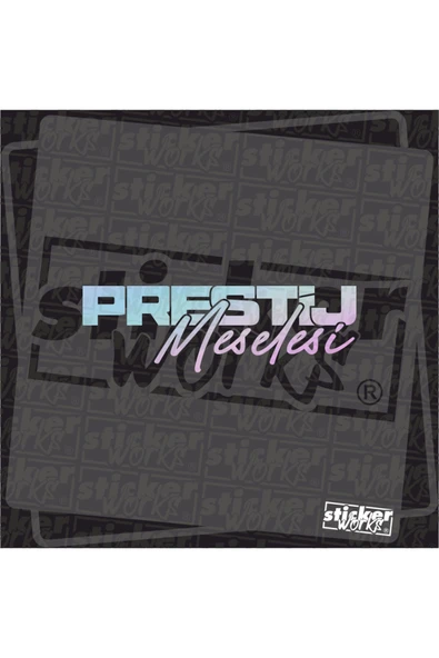Prestij Meselesi Sticker - Resim 4