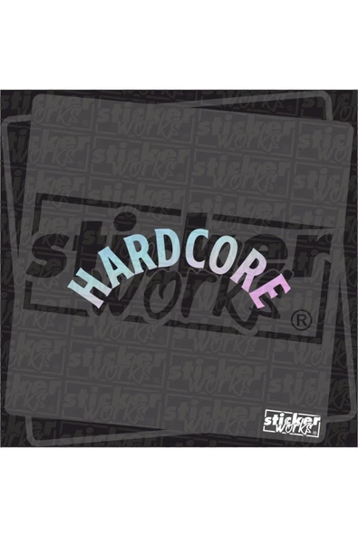 Hard Core Sticker