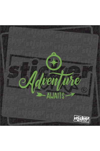 Adventure Awaits Sticker