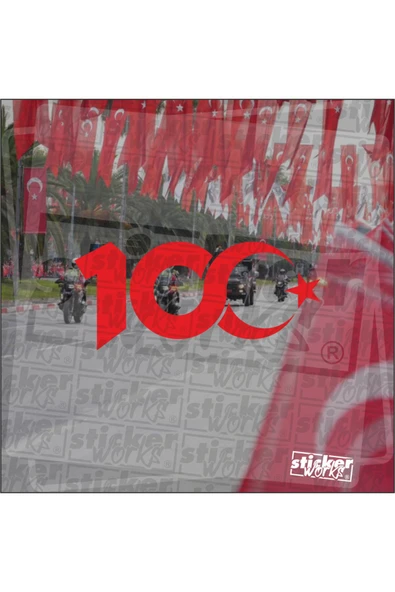 TÜRKİYE 100. Yıl Sticker
