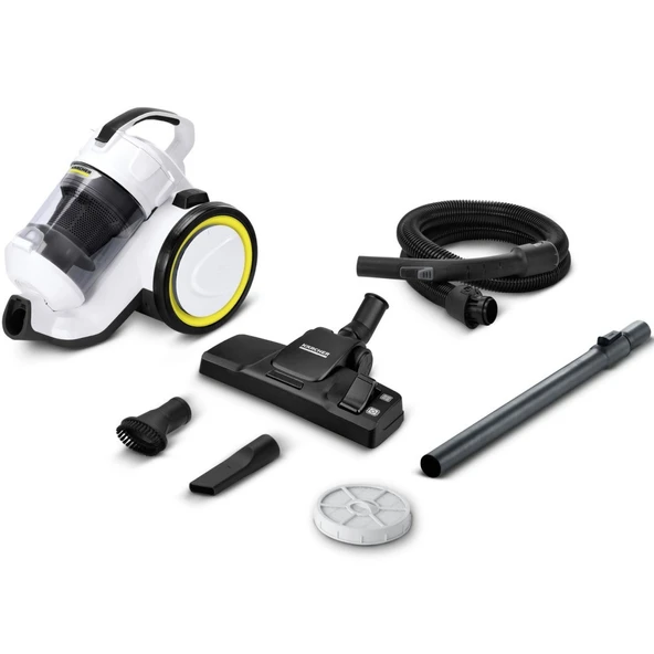 Karcher VC 3 Toz Torbasız 700W Hepa 12 Filtre Elektirikli Süpürge - Beyaz