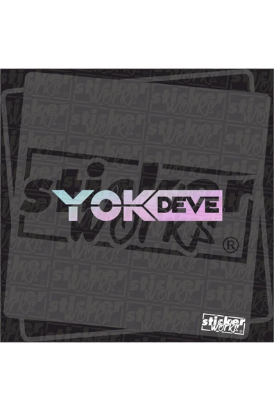 Yok Deve Hologram Sticker Uyumlu ürün görseli 1