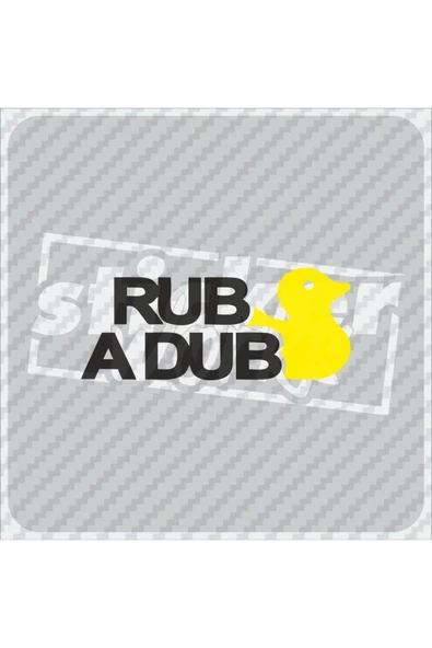 Rub A Dub Sticker - Resim 4