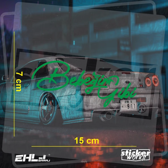 Bebeğim Gibi Sticker - Resim 8