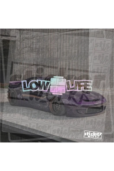 Low Life Hologram Sticker