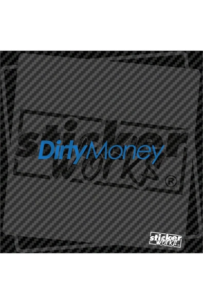 Dirty Money Sticker - Resim 7