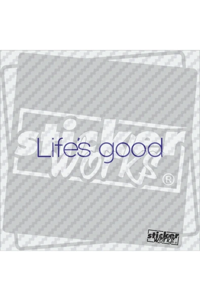 Ön Cam Lifes Good Sticker