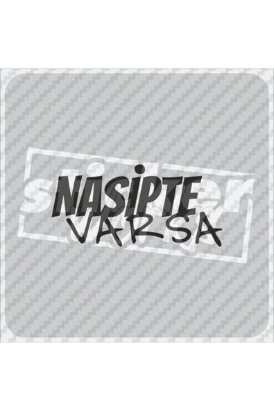 Nasipte Varsa Sticker ürün görseli 1