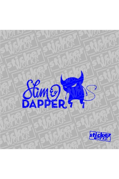 Slim Dapper Sticker - Resim 10