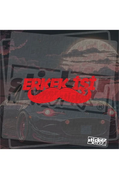 Erkek İşi Sticker