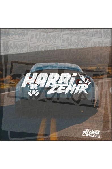 Harbi Zehir Hologram Sticker - Resim 4
