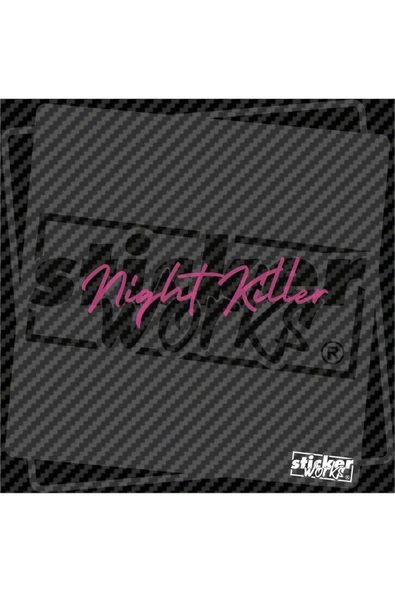 Ön Cam Night Killer Sticker - Resim 4