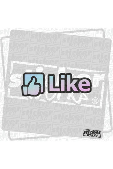 Like Hologram Sticker