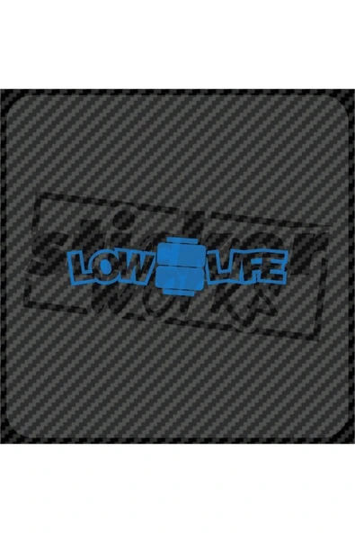 Ön Cam Low Life Sticker