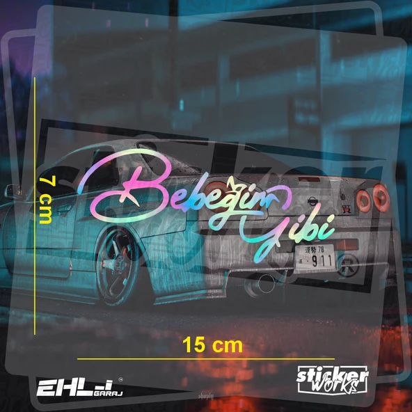 Bebeğim Gibi Sticker - Resim 3